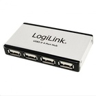 LogiLink® USB 2.0 Hub 4-Portový, hlíníkové tělo