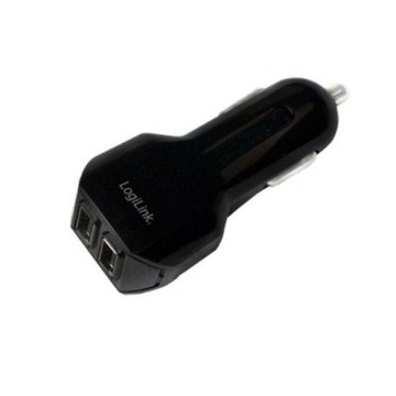 LogiLink® 2x USB, 12-24 Volt, 5V/3,1A, 15,5W