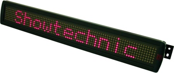 Světelná reklama LED ESN, běžící text
